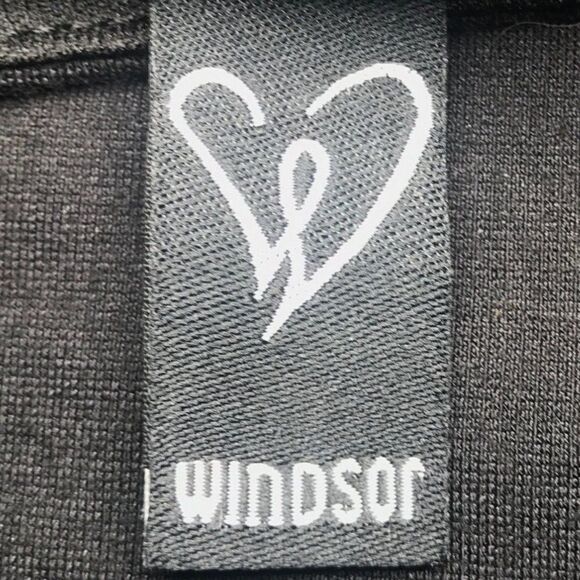 Vintage Y2K Black Floral Classy Romantic Grunge One Shoulder Bodysuit / Size: S - Picture 4 of 4